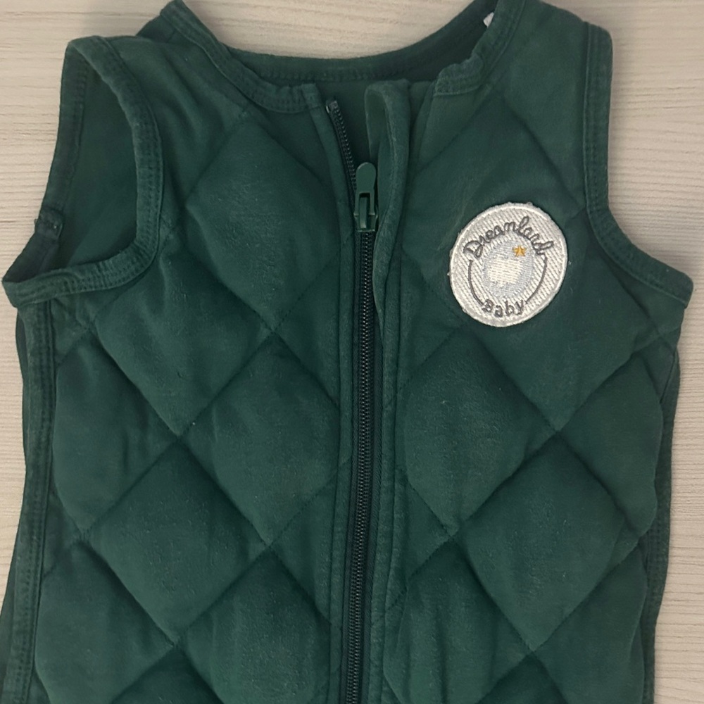 Dreamland Baby Quilted Sleep Sack in Forest Green